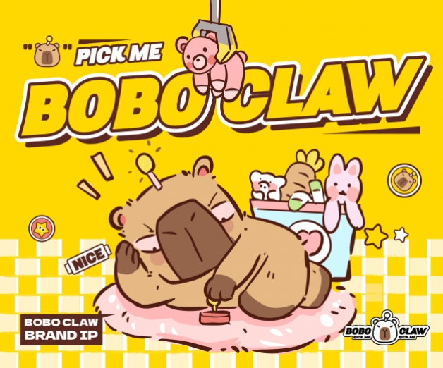 <strong>BOBO CLAW娃娃机IP吉祥物设计</strong>