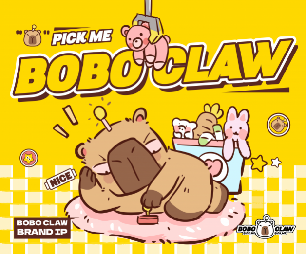 <strong>BOBO CLAW娃娃机IP吉祥物设计</strong>